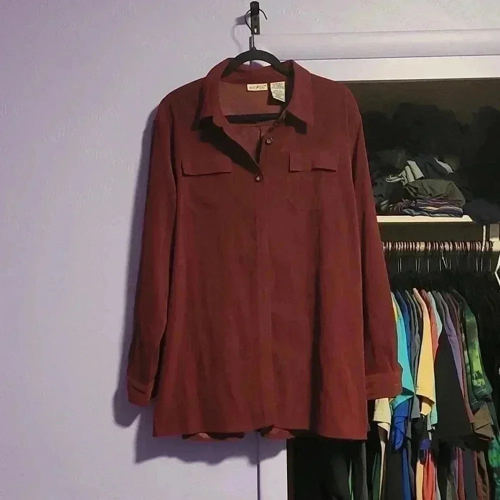White Stag maroon Shirt XL